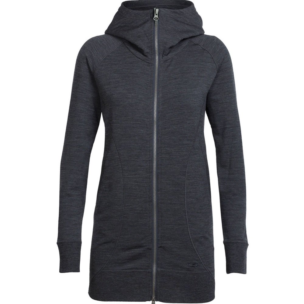 Icebreaker Dia long full zip merino hoodie